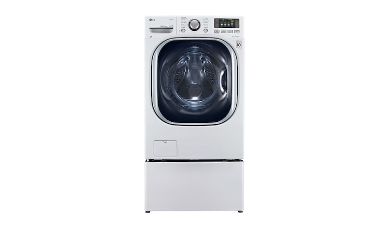 LG 27 inch, 5.0 cu.ft. Full Size All-in-One Front Load Washer / Dryer Combo with TurboWash™ and Steam Technology, WM3997HWA